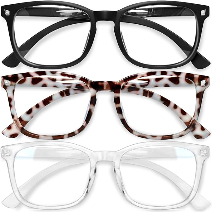 Gaoye Stylish Blue Light Glasses for Woman - Computer Glasses 99% Blue Light Blocking - Lightweig... | Amazon (US)