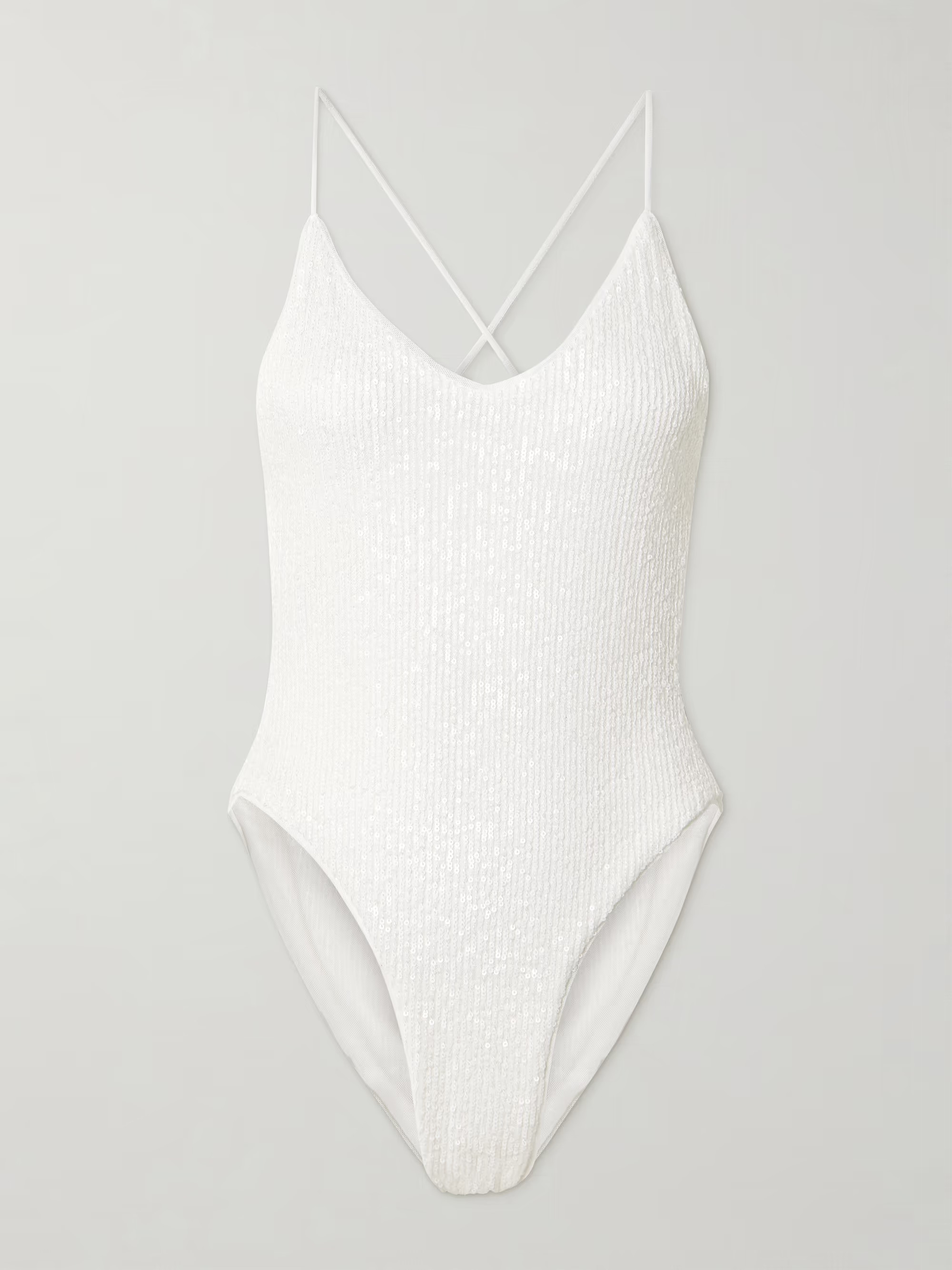 Open-back sequined swimsuit | NET-A-PORTER (UK & EU)