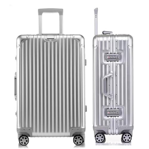 HotWay 20 Inch All Aluminum Carry On Luggage with Wheels, Hard Shell Zipperless Suitcase with TSA... | Amazon (US)