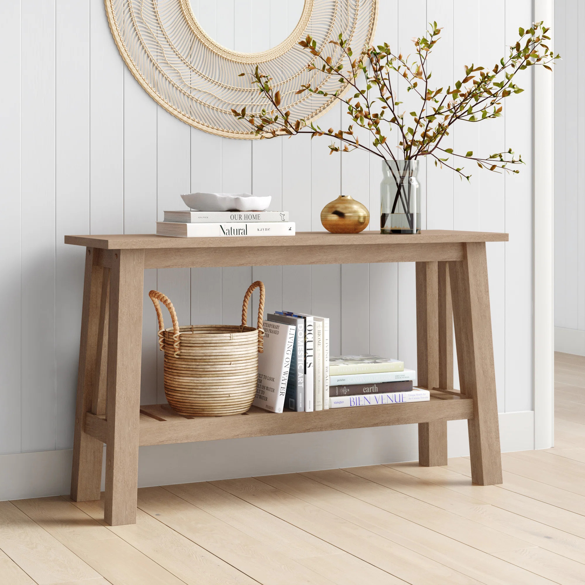 Boothbay 50'' Solid Wood Console Table | Wayfair North America
