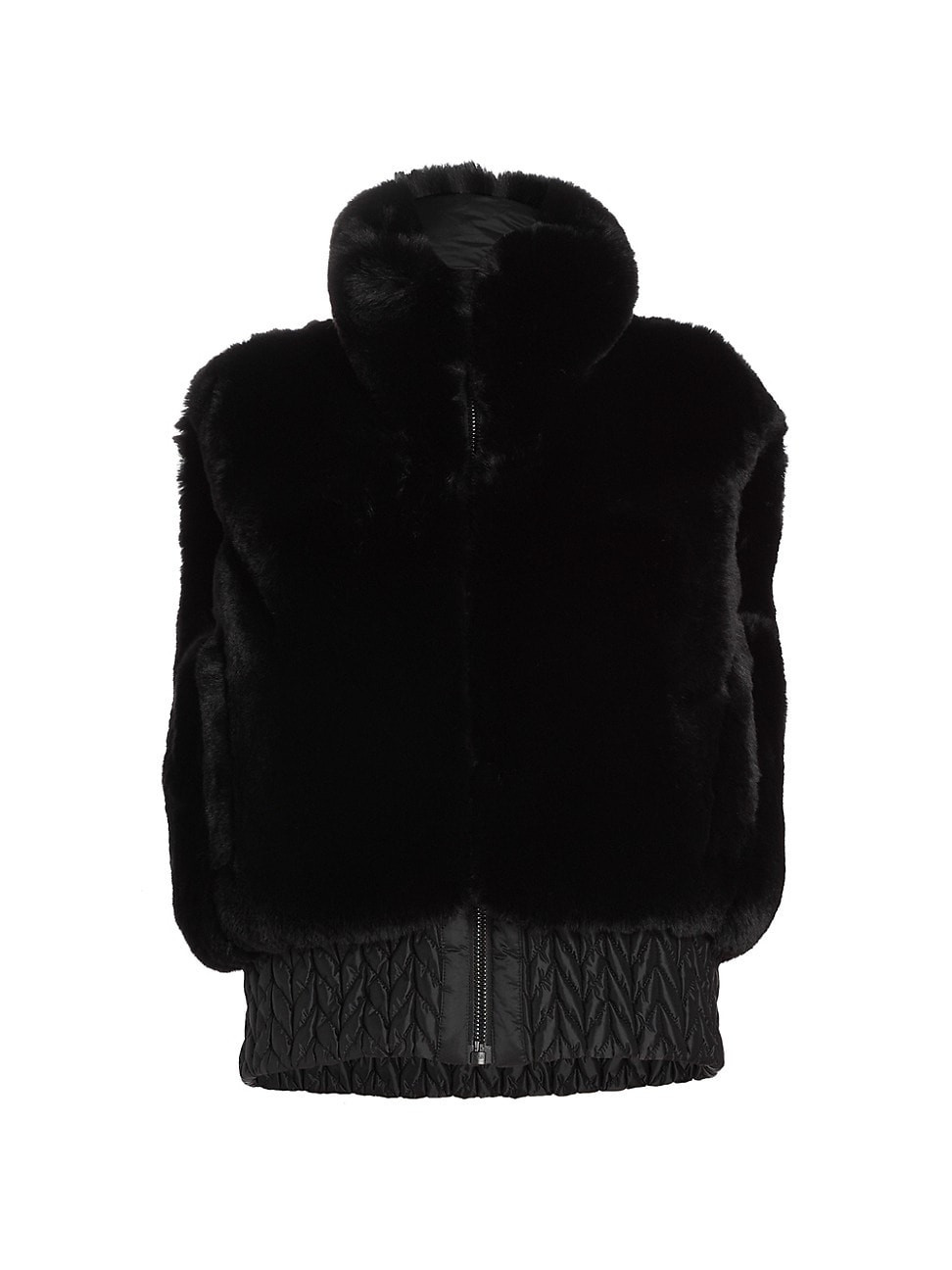 Women's Sophia Faux Fur Bodywarmer - Black - Size 12 | Saks Fifth Avenue