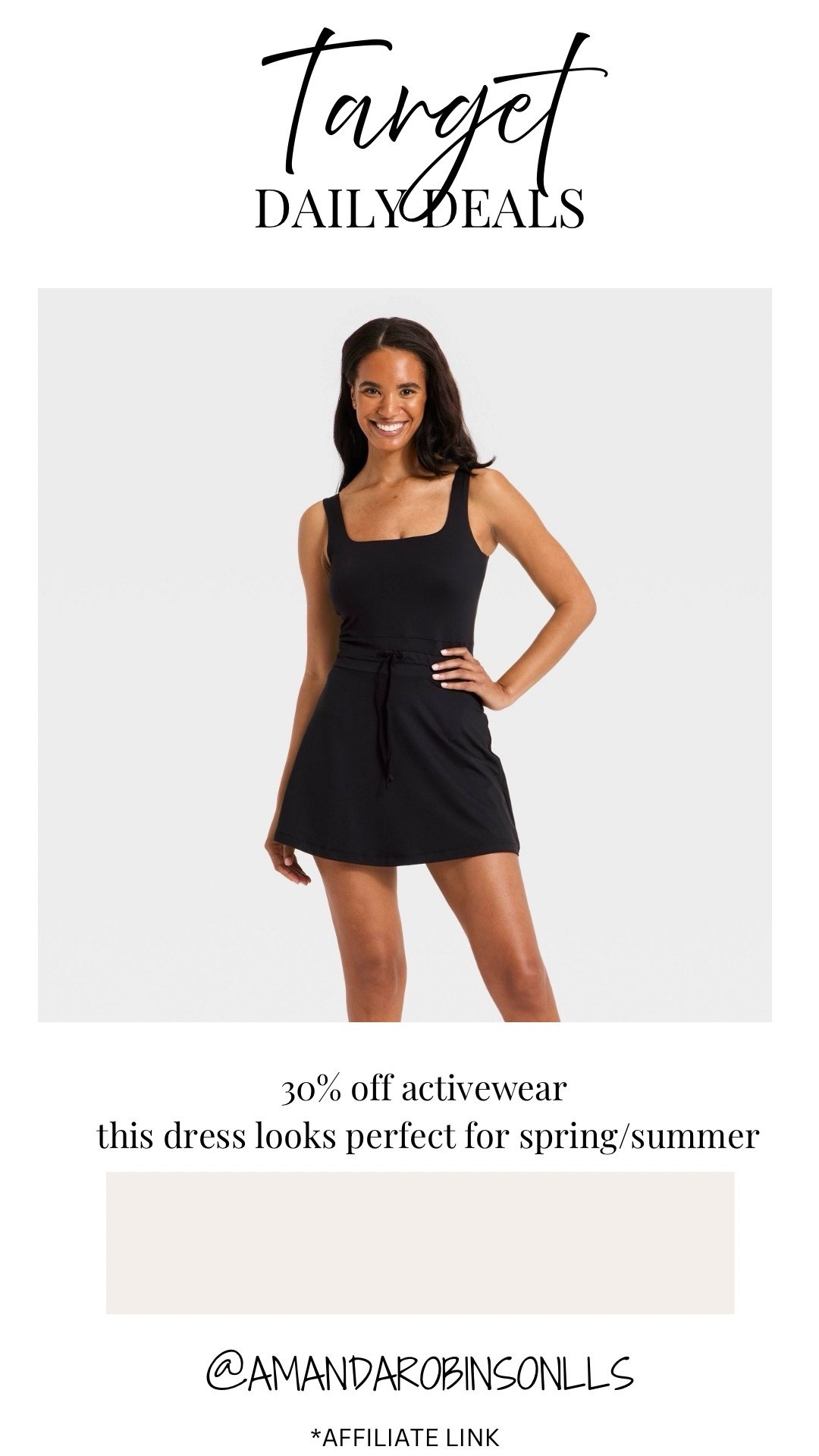 Target daily deals
30% off activewearr

#LTKActive #LTKSaleAlert
