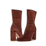 Steve Madden Women's Lockwood Ankle Boot, Brown Suede, 8.5 | Amazon (US)