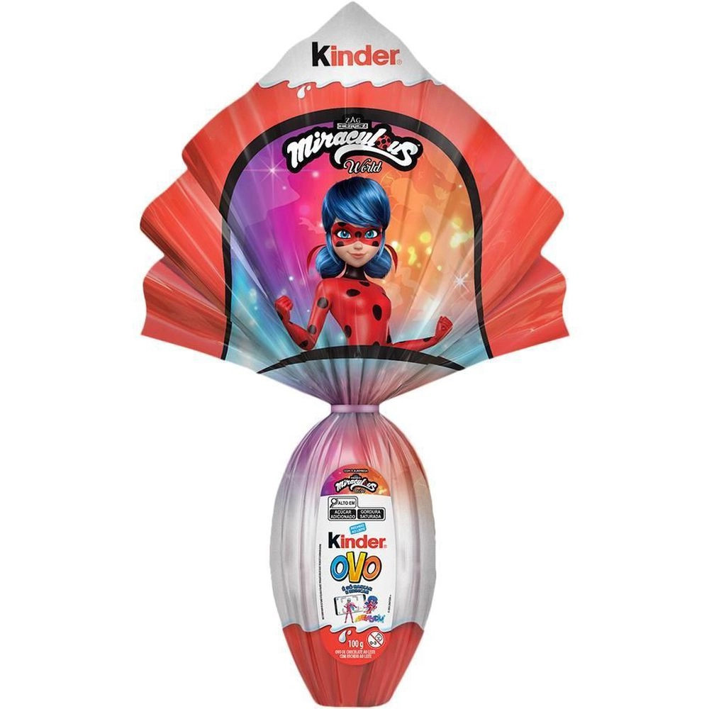 Kinder Ovo de Páscoa Miraculous 100g em Promoção na Americanas | Americanas (BR)