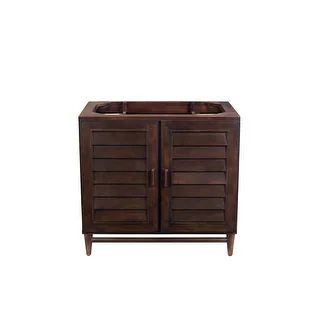 James Martin Vanities Portland 36" Single Free Standing Wood Vanity - Overstock - 29806903 | Bed Bath & Beyond