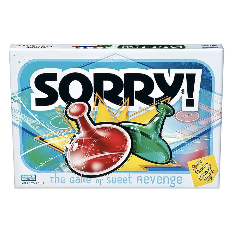 Hasbro Gaming Sorry! Family Board Games for Kids and Adults, 2 to 4 Players, Ages 6 and Up (Amazo... | Amazon (US)