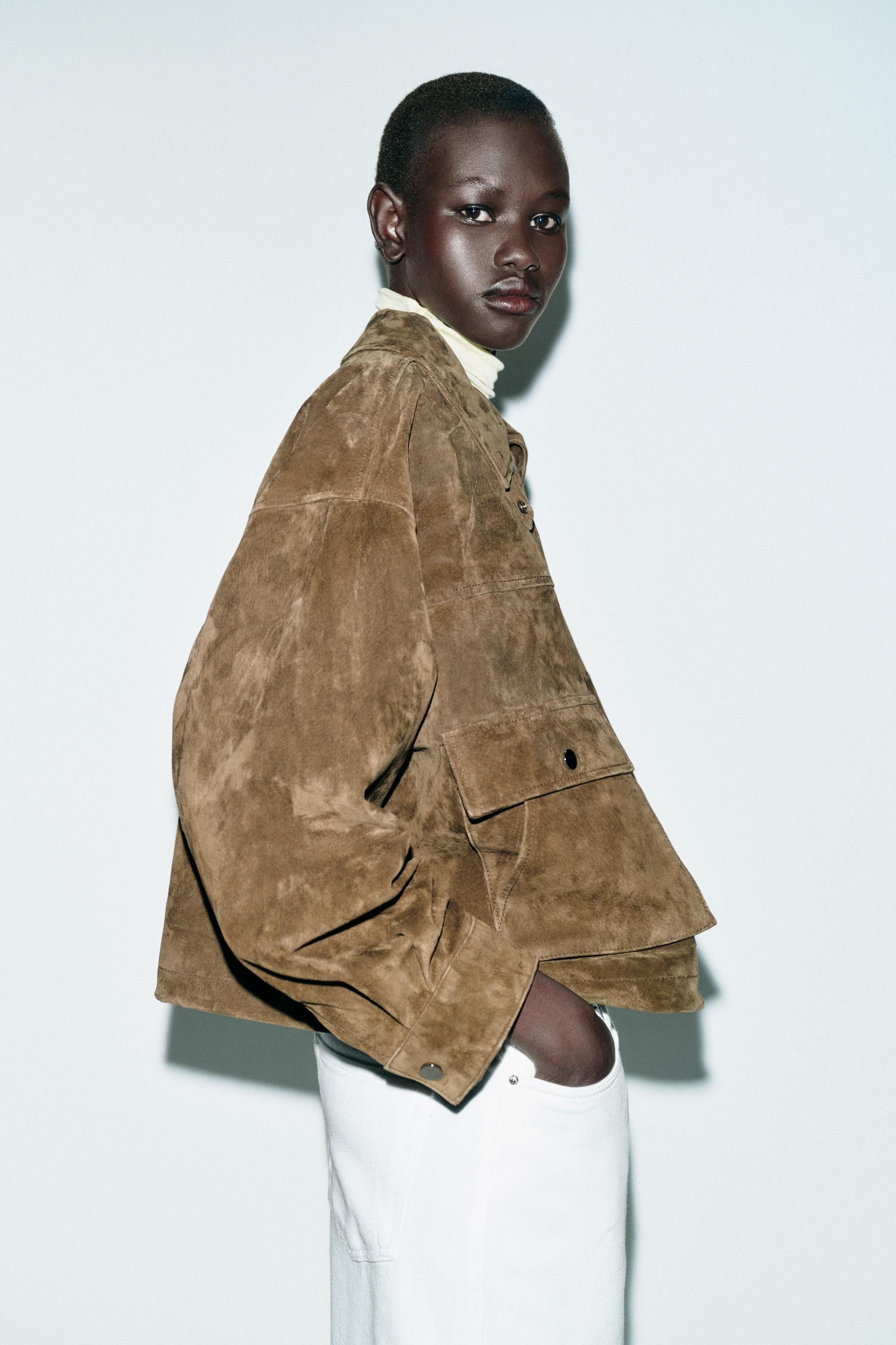100% LEATHER BOMBER JACKET | Zara US