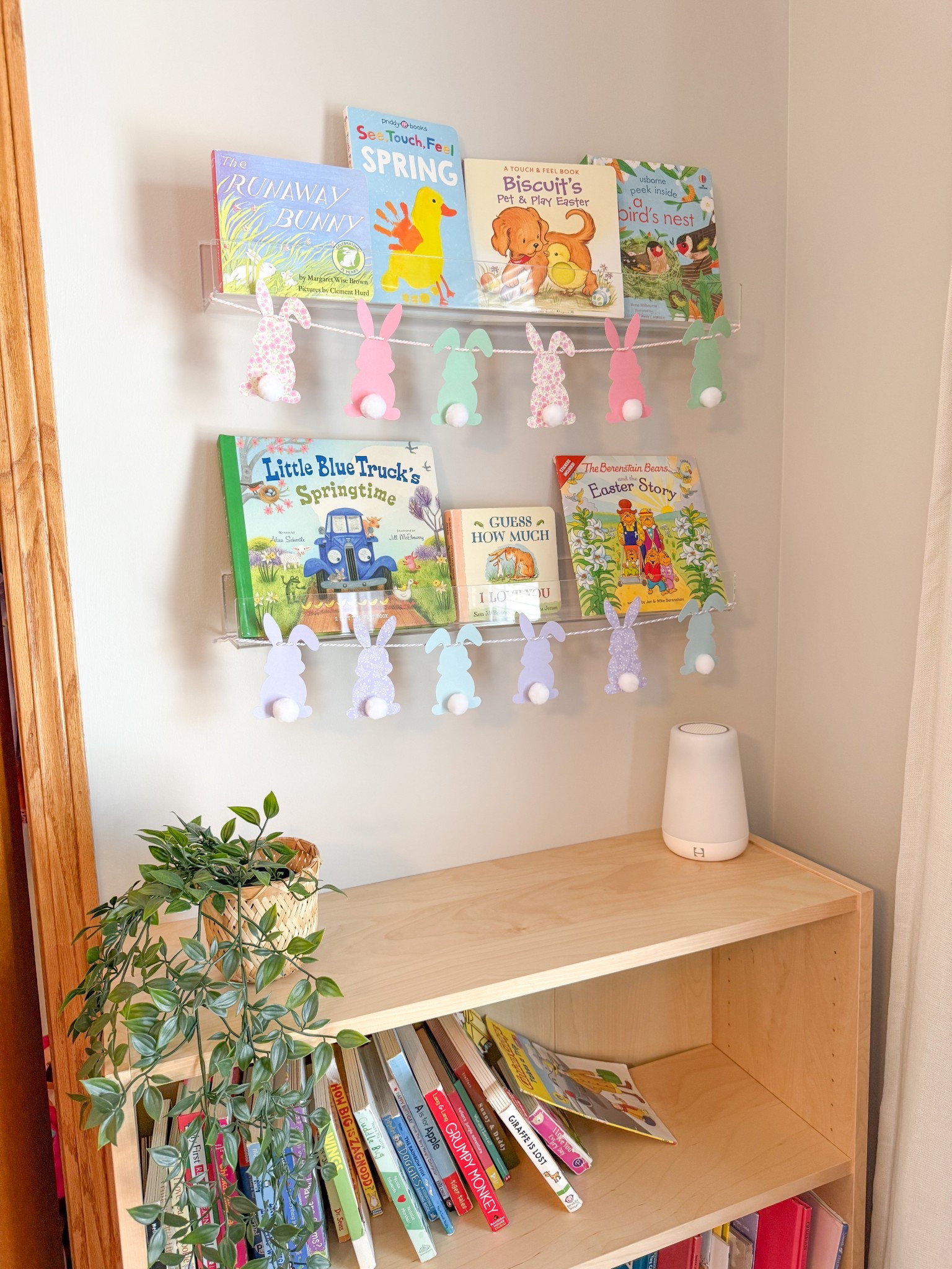 Easter Bunny Banner in my 3-year-old’s room. 🐰

#LTKSeasonal #LTKHome