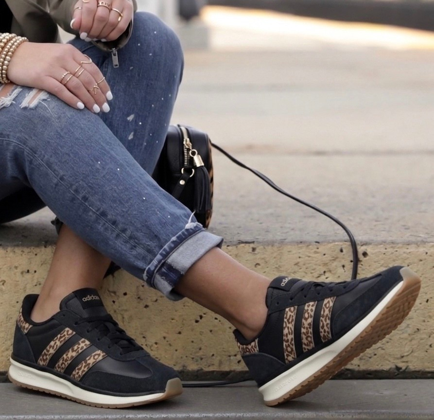 Adidas leopard run 70s 2.0 sneakers now $39 originally $70