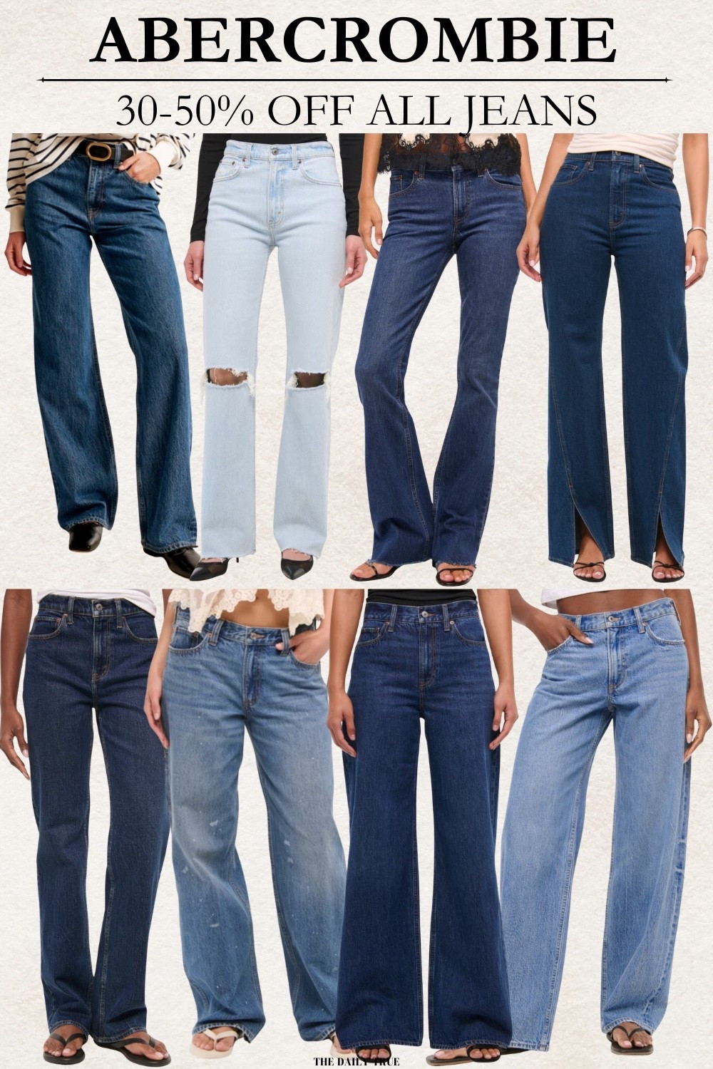 ABERCROMBIE SALE 30-50% OFF jeans! 😍 right on time to stock up on Fall denim 🙌🏽

Abercrombie, denim, jeans, wide leg jeans, straight jeans, mid rise, distressed, bootcut, low rise, classic

#LTKStyleTip #LTKSaleAlert #LTKFindsUnder100