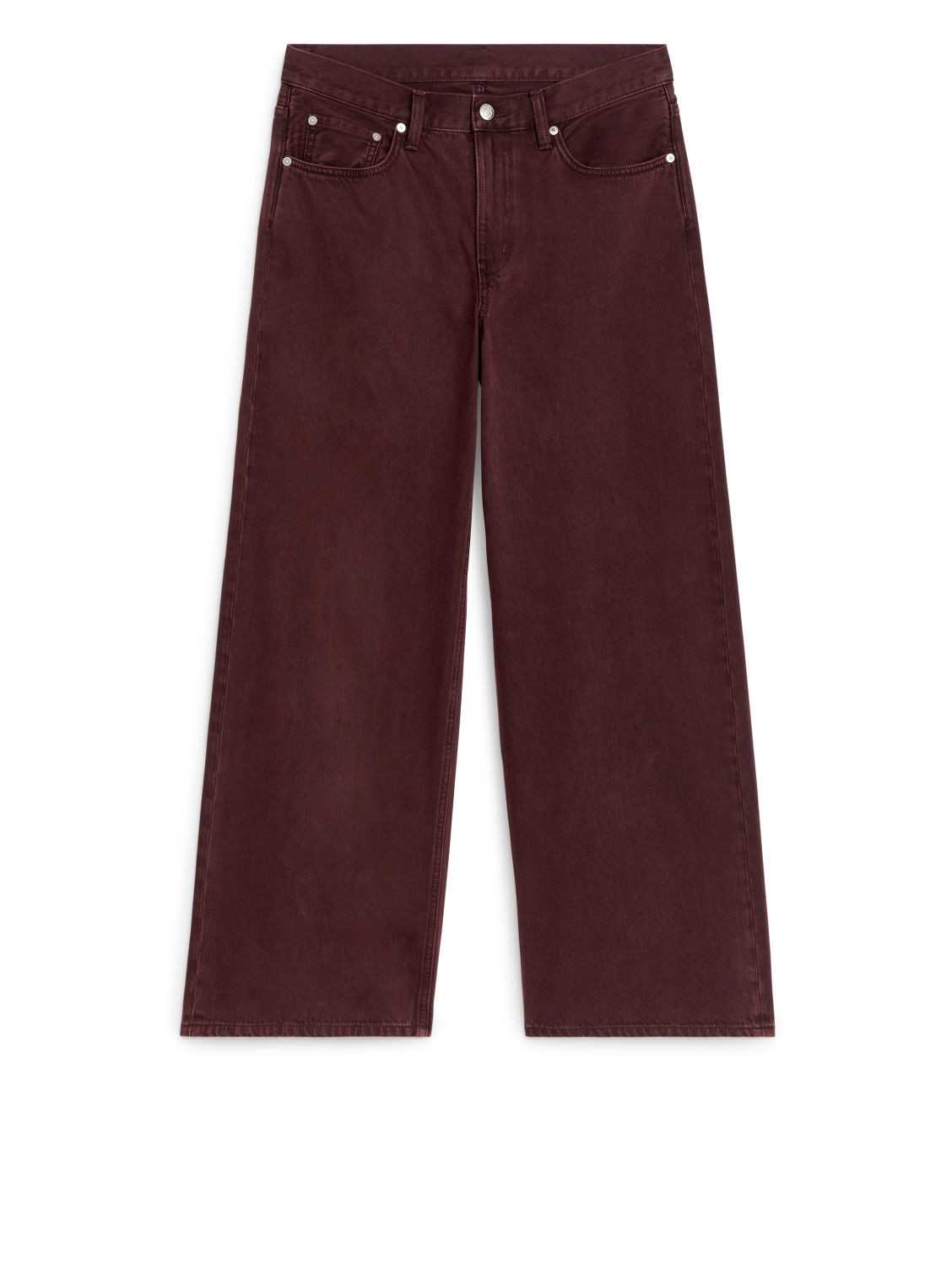 CLOUD Low Loose Jeans - Red | ARKET (US&UK)
