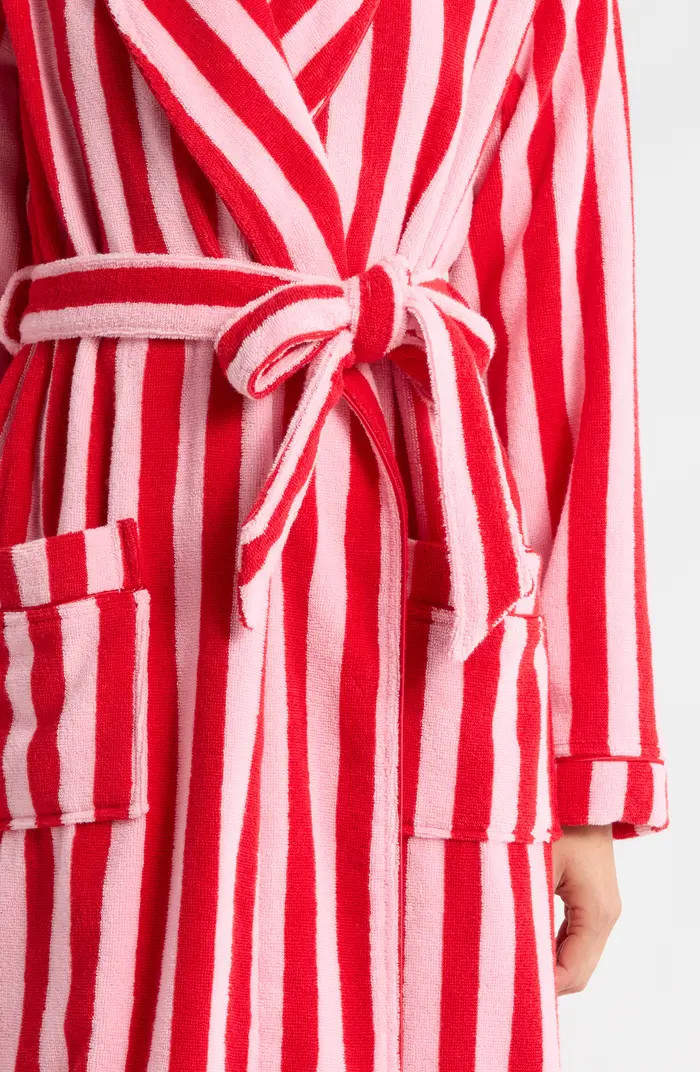 Stripe Hydrocotton Terry Robe | Nordstrom