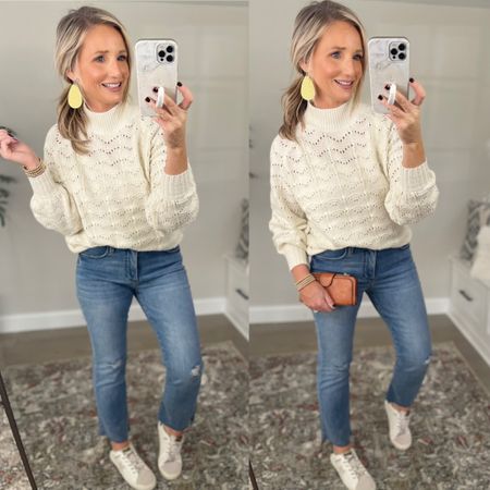 I’m a HUGE fan of these Whetherly jeans! Love the straight leg and distressed wash! On sale now! They run true. 

Straight leg jeans 

#LTKsalealert #LTKunder100 #LTKstyletip