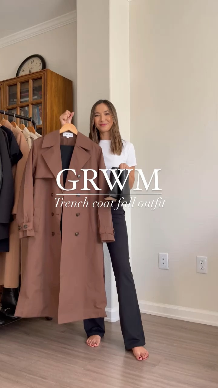 GRWM
Amazon the Drop Trench Coat xs - on sale for prime day 
Reformation sweater xs - coziest cashmere sweater! 
Ann Taylor wide leg pants 00
Franco sarto boots 

#LTKworkwear #LTKstyletip #LTKsalealert