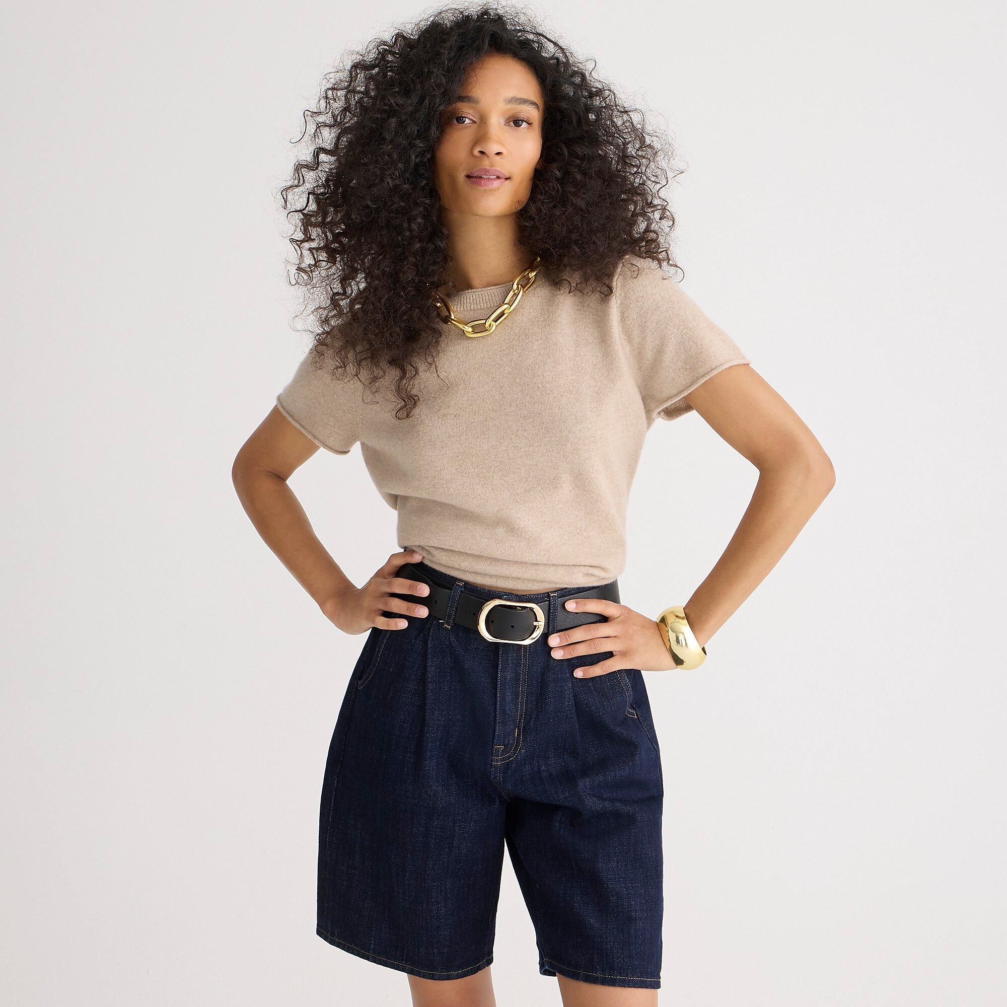Relaxed cashmere T-shirt | J. Crew US