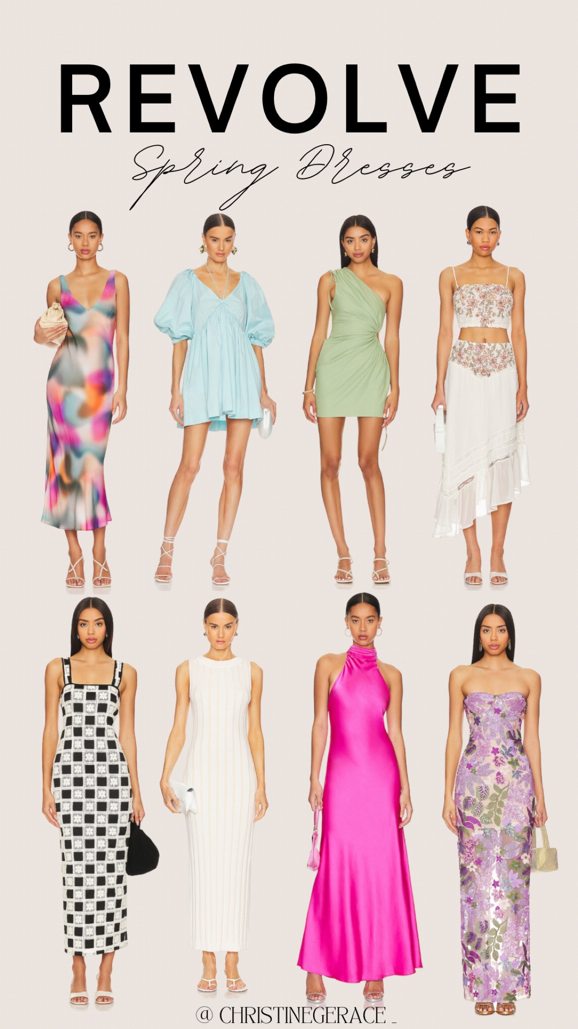 @revolve must have spring dresses 

Wedding Guest Dress
Spring Outfit 
White Dress 
Concert Outfit 

Follow me @christinegerace_ 🤍🤍

#LTKstyletip #LTKFestival #LTKwedding