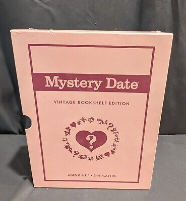 MYSTERY DATE Board Game Vintage Style Bookshelf Edition Pink Complete  | eBay | eBay US