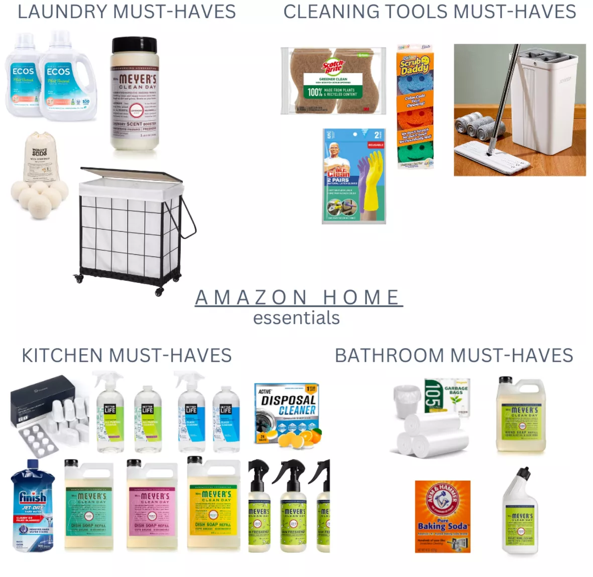 New House Cleaning Must Haves List (Best 2022 Products) - Sip Bite Go
