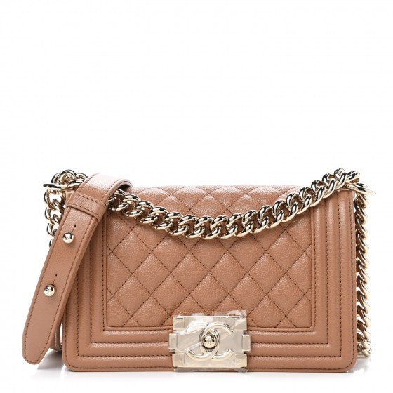 CHANEL

Caviar Quilted Small Boy Flap Brown | Fashionphile
