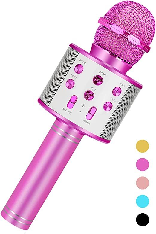 Birthday Gifts for 3-15 Year Old Girls,Karaoke Microphone for Kids Age 7 8 9 10 11,Popular Toys f... | Amazon (US)