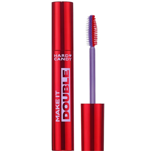 Hard Candy Make It Double Volumizing Mascara, Dual-Ended Eyelash Volumizer & Lengthener, Hyper Bl... | Walmart (US)