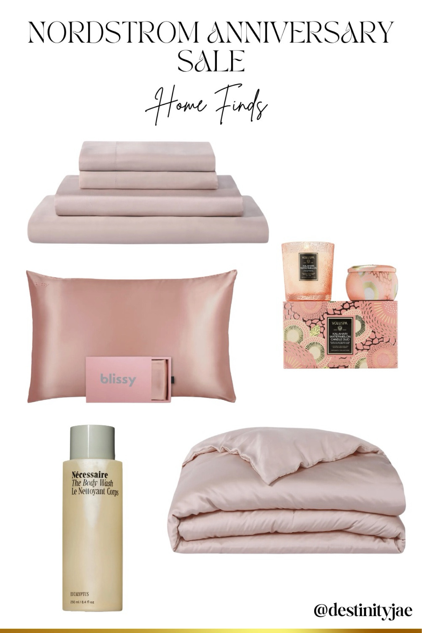 🛋️✨ Nordstrom Anniversary Sale Home Finds ✨🛋️

Transform your home into a cozy haven with these amazing deals from the Nordstrom Anniversary Sale! From luxurious silk pillowcases to soothing eucalyptus body wash, these picks will elevate your everyday routine. Shop my favorite home essentials now:

🛏️ Silky Smooth Sheet Set
🛏️ Blissy Silk Pillowcase
🕯️ Voluspa Candle Set
🛁 Nécessaire Eucalyptus Body Wash
🛏️ Cozy Comforter

#NordstromSale #HomeDecor #AnniversarySale #NordstromHome #InteriorDesign #SilkPillowcase #HomeEssentials #CozyLiving #LuxuryHome #LTKhome #SaleAlert

#LTKxNSale #LTKSummerSales #LTKHome