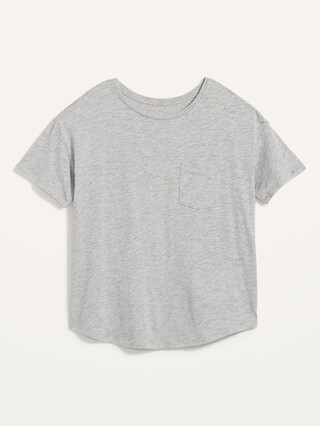 Loose Slub-Knit Easy Pocket Tee for Women | Old Navy (US)