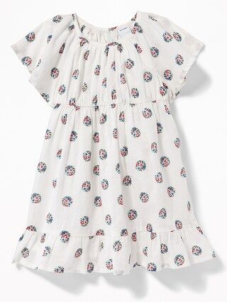 Flutter-Sleeve Babydoll Dress for Baby | Old Navy US