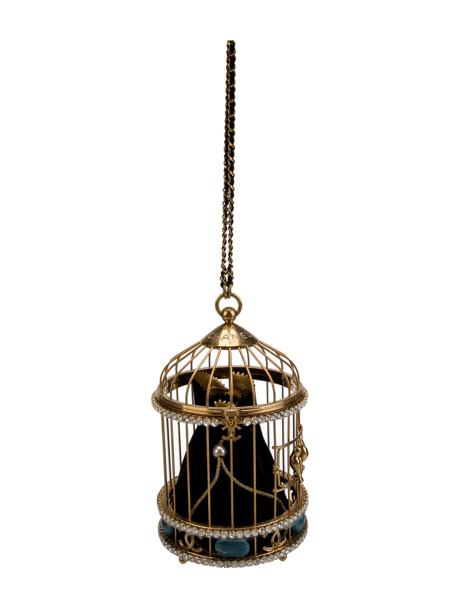 Paris-Rue Cambon 31 Bird Cage Minaudière | The RealReal