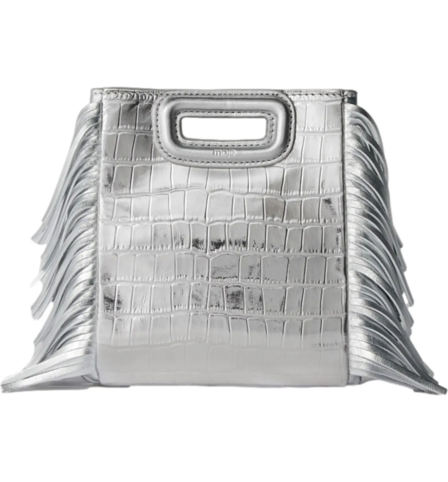 Croc Metallic Leather Mini Shoulder Bag | Nordstrom