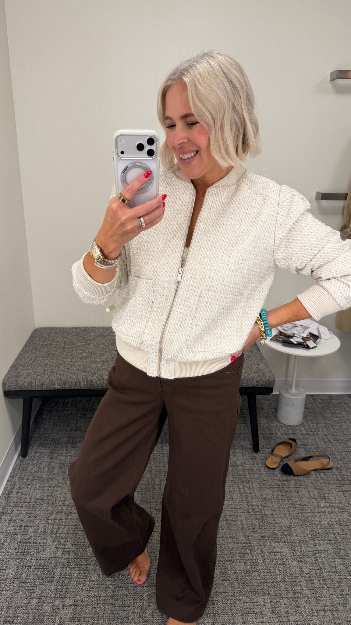 nordstrom fall outfit on sale, fall midsize, mom outfit, jacket layers over 50 fashion, white tee, easy outfit, sweater, puff sleeve, casua, office outfit, tops jacket for fall, accessories, everyday out, chic style, fall flats, fall shoes, nsale, nordstrom, trench coat, denim, jeans, flats, fall fahsion, brown coat, brown pants, casual, lounge,

#LTKOver40 #LTKSaleAlert #LTKMidsize