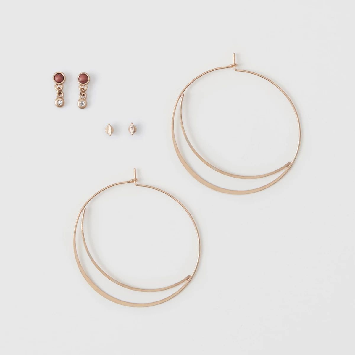 Classic Gold Hoop Earring Pack | Abercrombie & Fitch US & UK