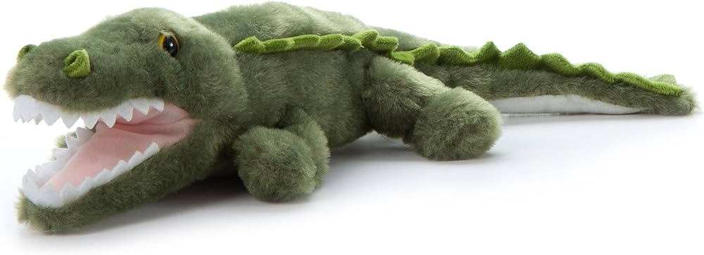 The Petting Zoo Alligator Stuffed Animal, Gifts for Kids, Wild Onez Zoo Animals, Green Alligator ... | Amazon (US)