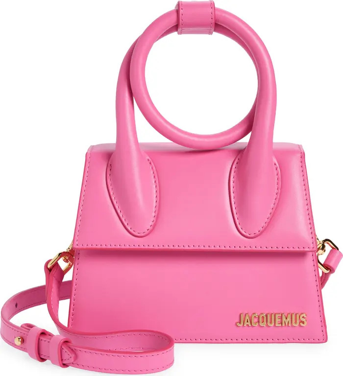 Le Chiquito Noeud Leather Crossbody Bag | Nordstrom