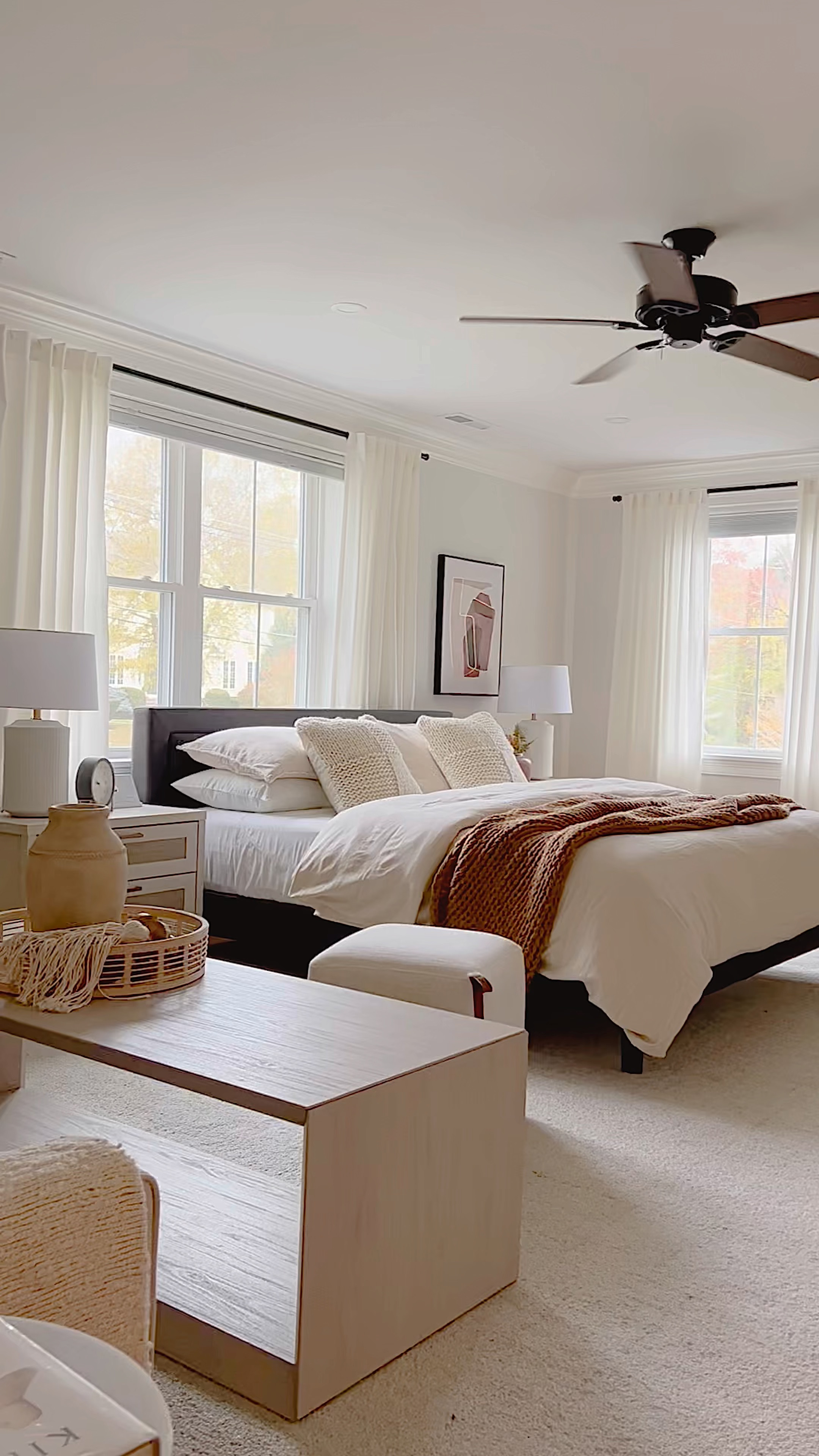 Cozy master bedroom! 

#LTKVideo #LTKhome #LTKsalealert