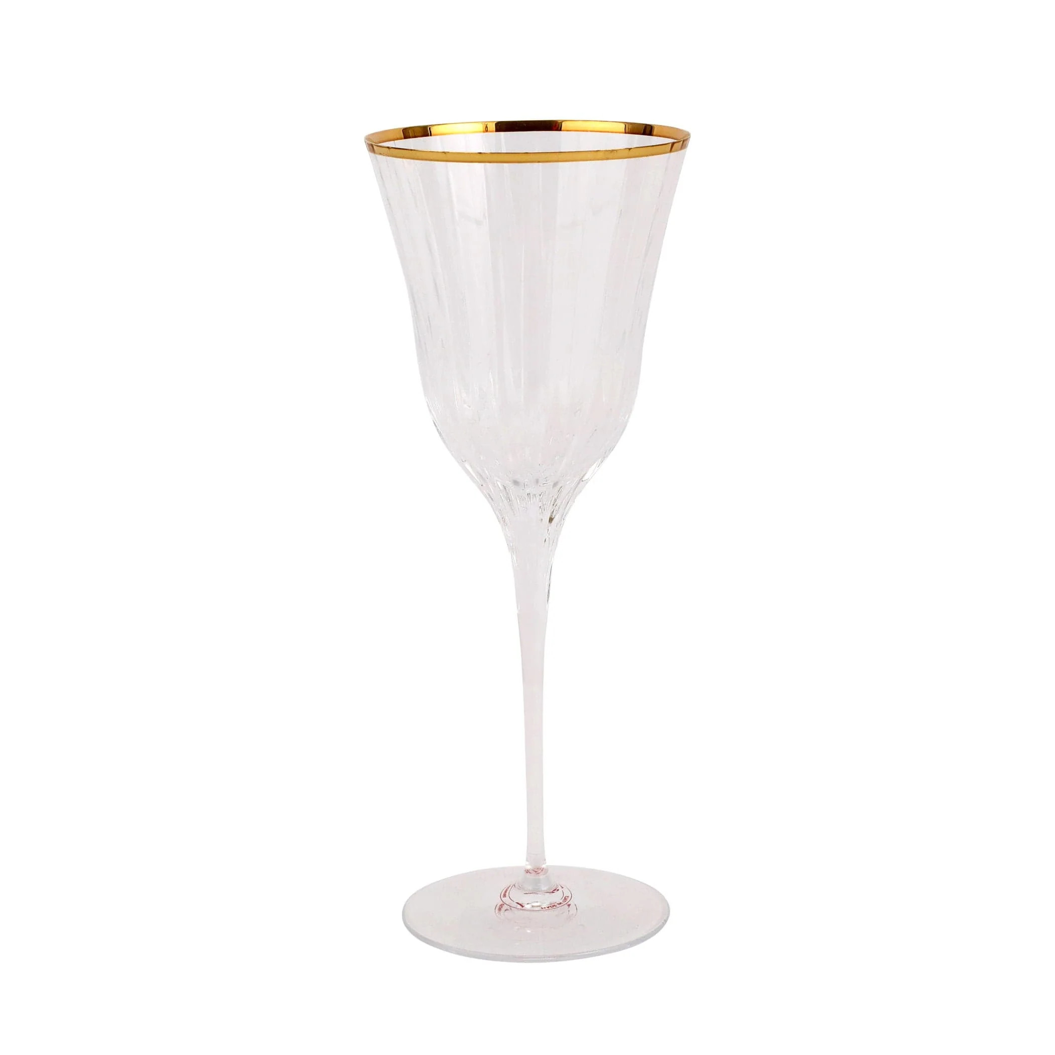 Natalia Gold Wine Glass | VIETRI