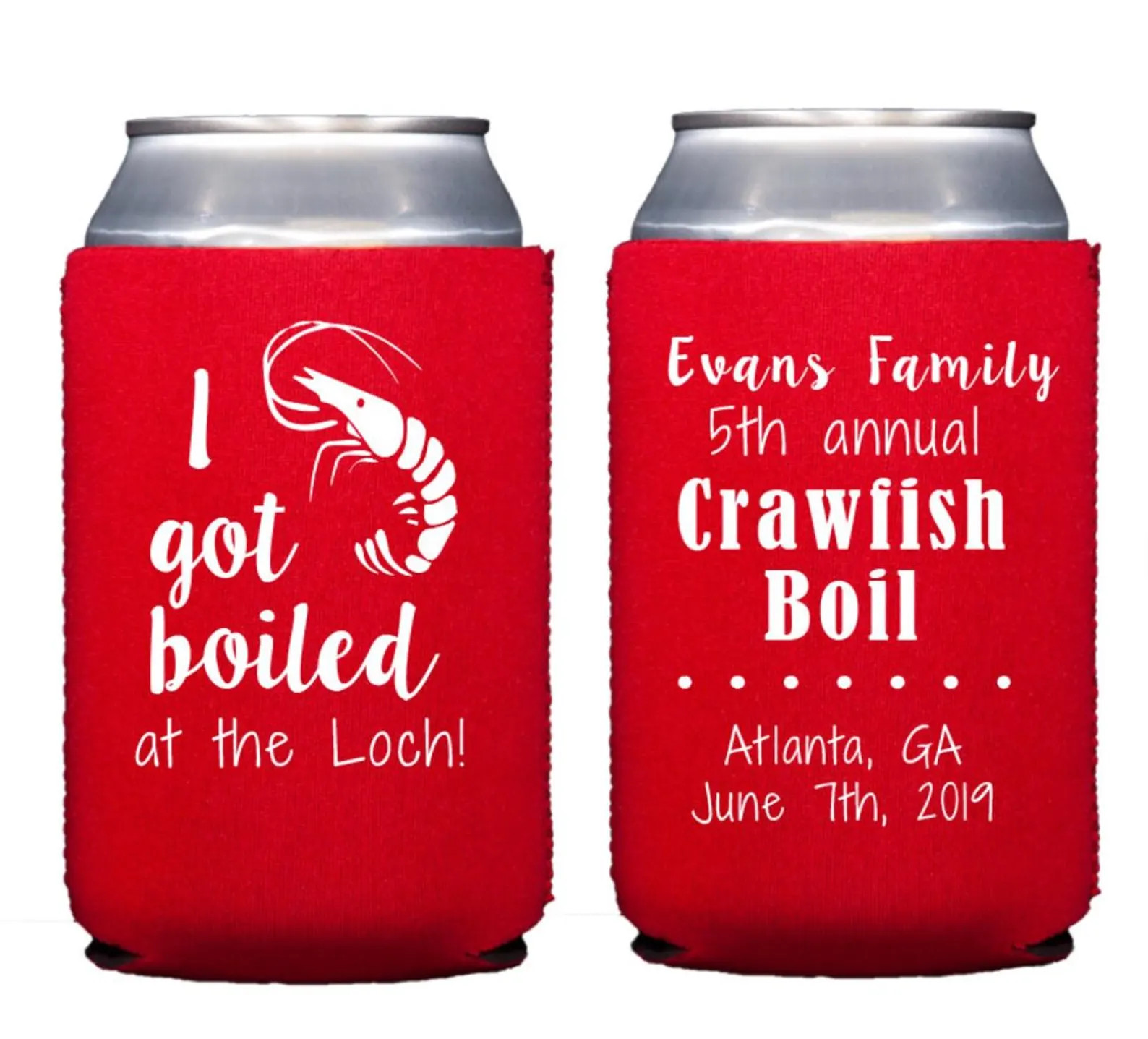 Low Country Boil Can Cooler, Shrimp Boil Can Cooler, Crawfish Boil Can Cooler, Low Country Boil W... | Etsy (US)