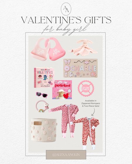 Valentine’s gifts for baby girl 💗 // baby’s first Valentine’s Day // baby girl gifts // baby girl loungewear // baby girl books 

#LTKbaby #LTKSeasonal #LTKkids