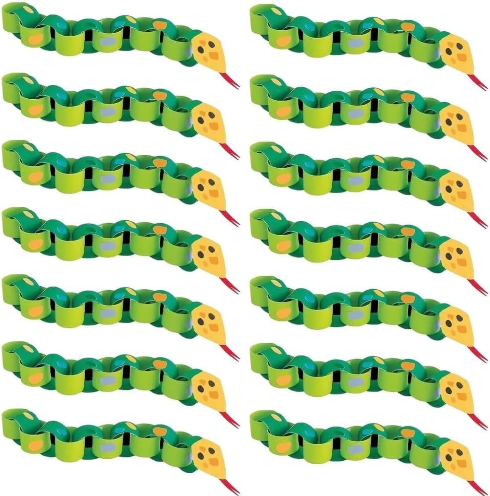 Unique Snake DIY Paper Chain Craft Kit (Pack of 4) - Fun & Easy-to-Make Activity for Kids and Adu... | Amazon (US)