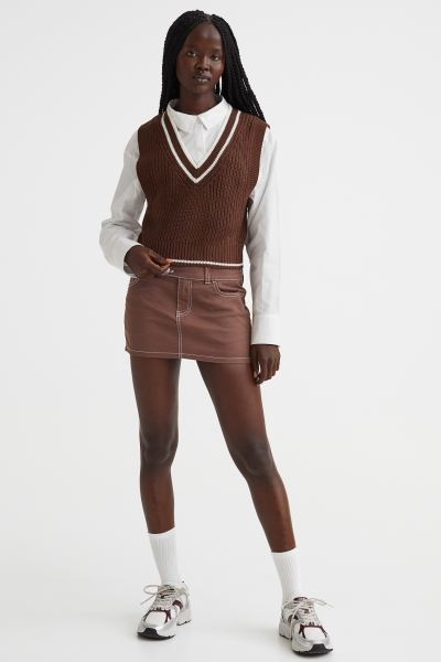 Rib-knit Sweater Vest | H&M (US + CA)