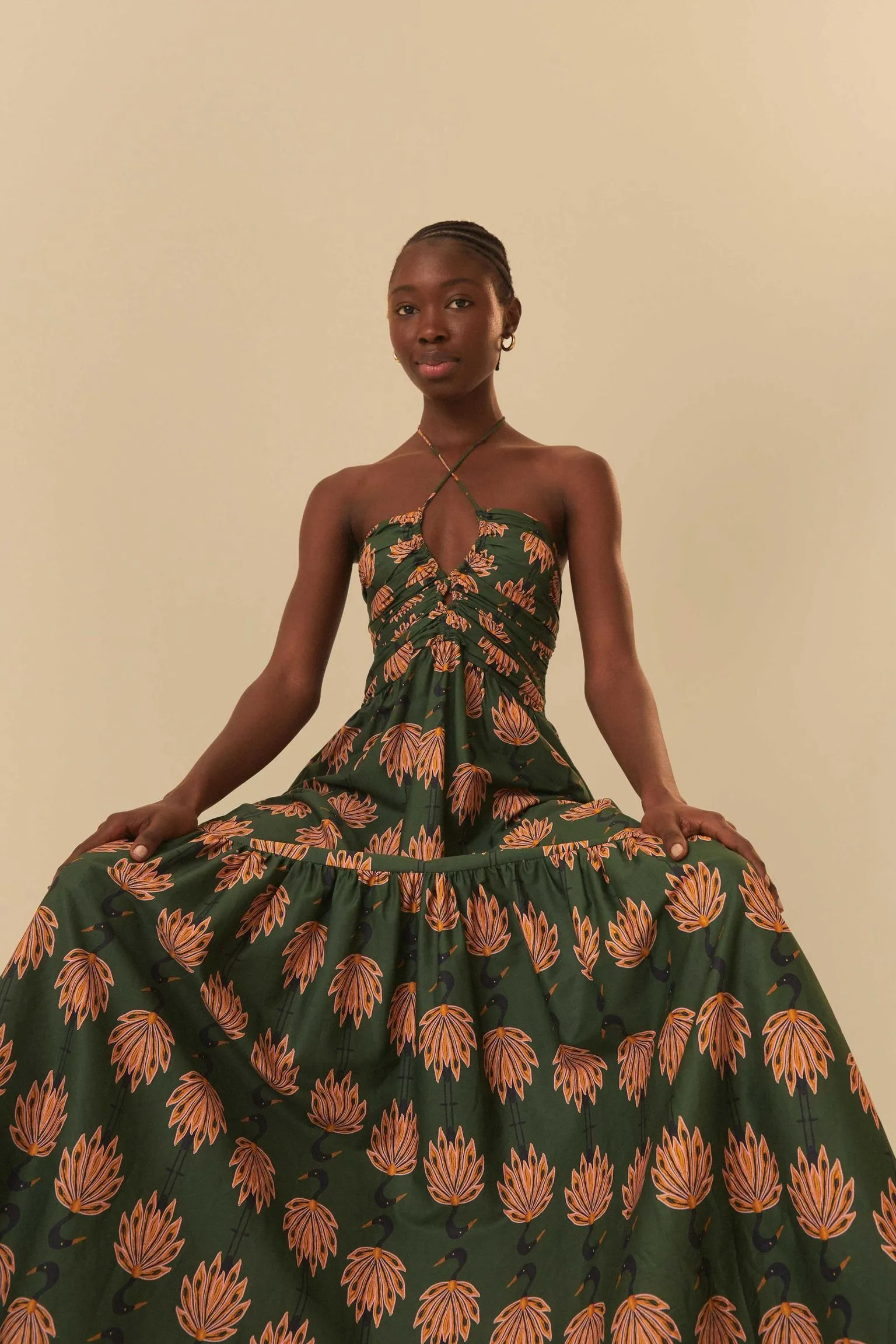 Vestido Longo Estampado Zili | Farm Rio (BR)