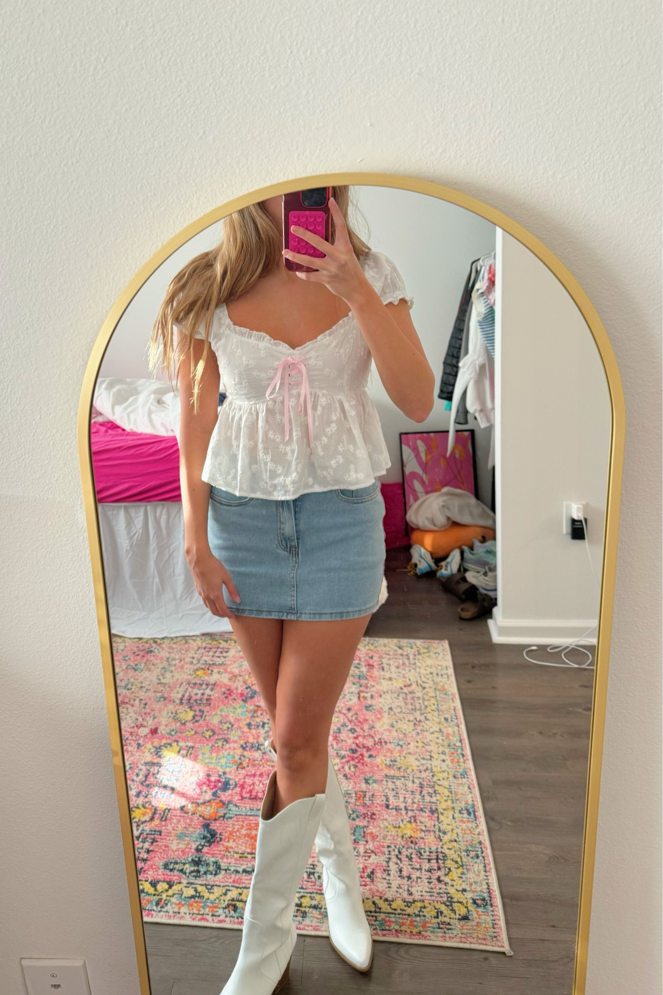 girly country fit 
top is from dry goods but couldn’t find link 


#LTKSeasonal #LTKFallSale #LTKStyleTip