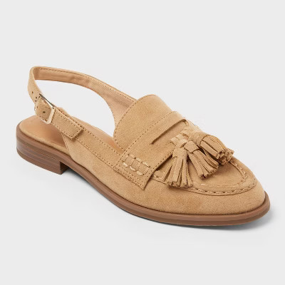 Women’s Joelle Loafers with Memory Foam Insole - Universal Thread™ Tan 5 | Target