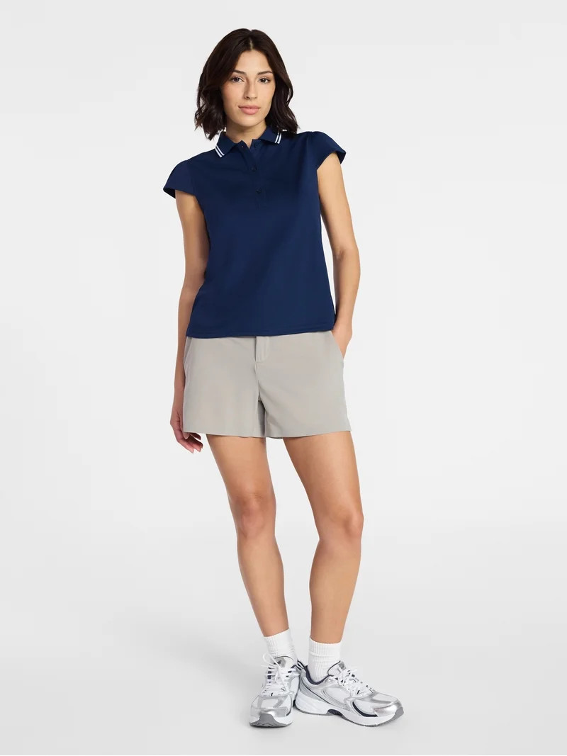 Avia Women's Golf Polo with Short Sleeves, Sizes XS-XXXL | Walmart (US)