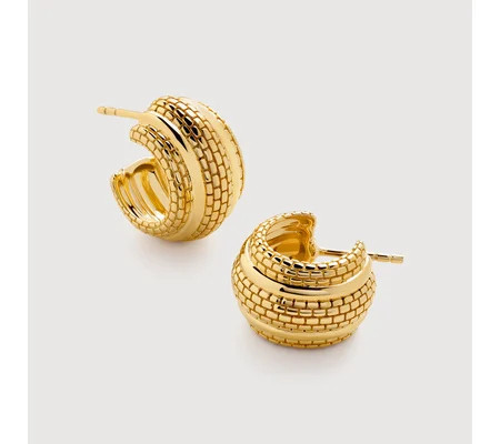 Heirloom Bold Small Hoop Earrings | Monica Vinader (Global)