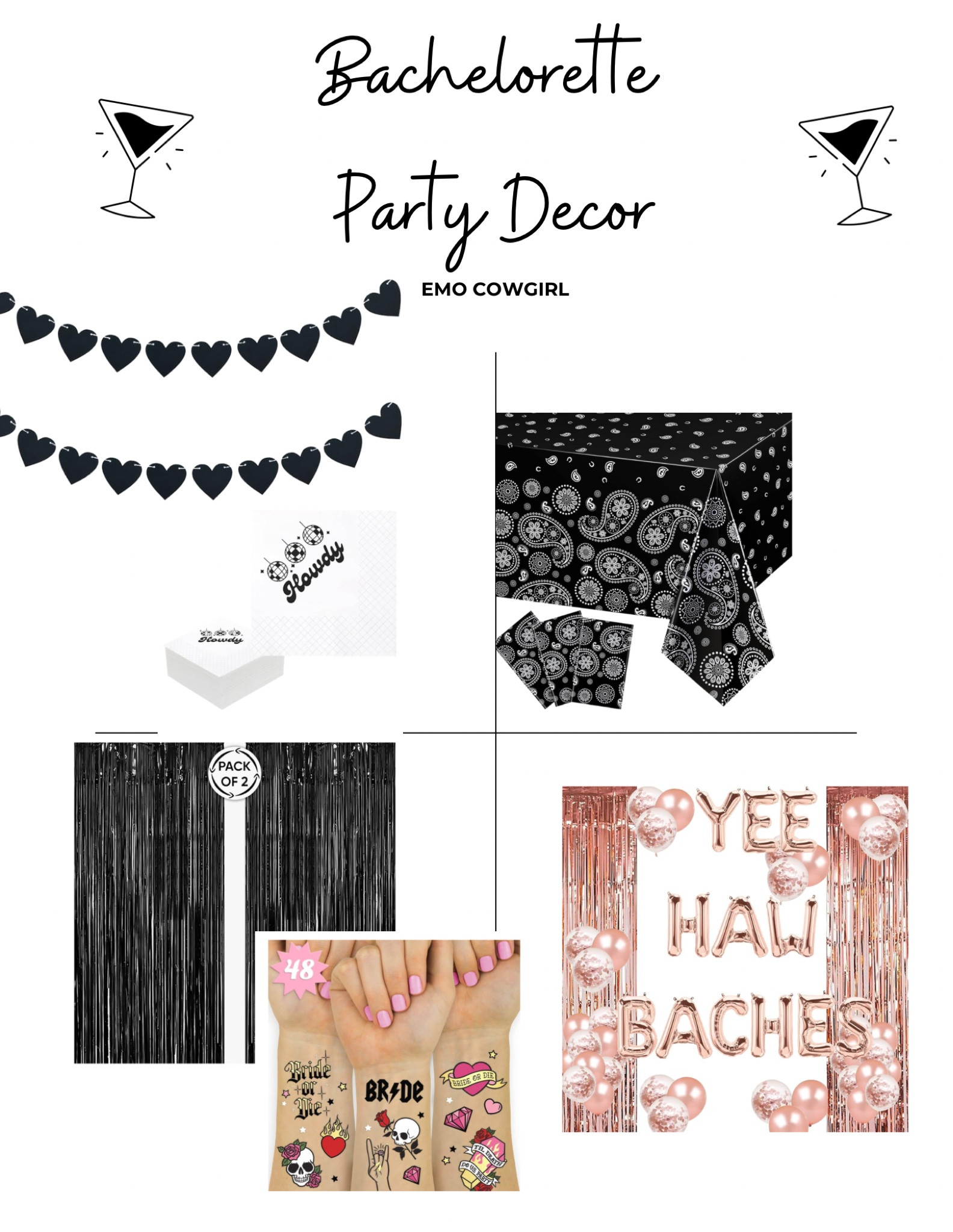 #bacheloretteparty #bachelorettetheme #themeparty #partydecor #bridalshower #wedding 

#LTKParties #LTKWedding #LTKFindsUnder100