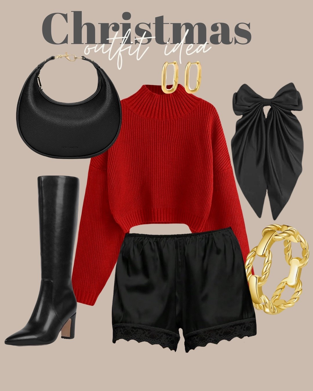 Christmas outfit idea  

#LTKootd #LTKSeasonal #LTKHoliday