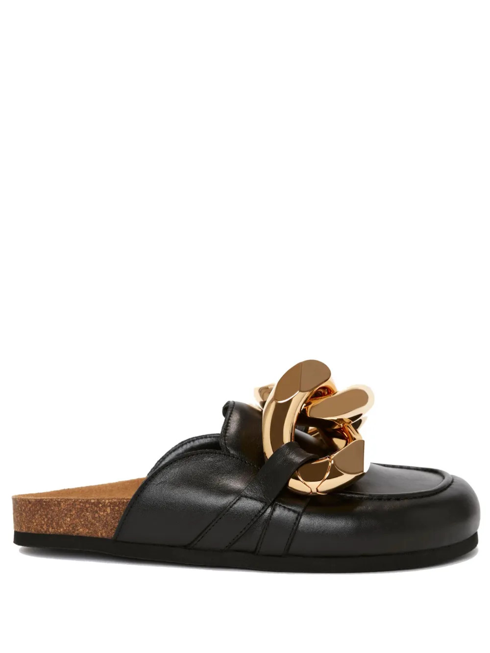 chain-link leather mules | Farfetch Global