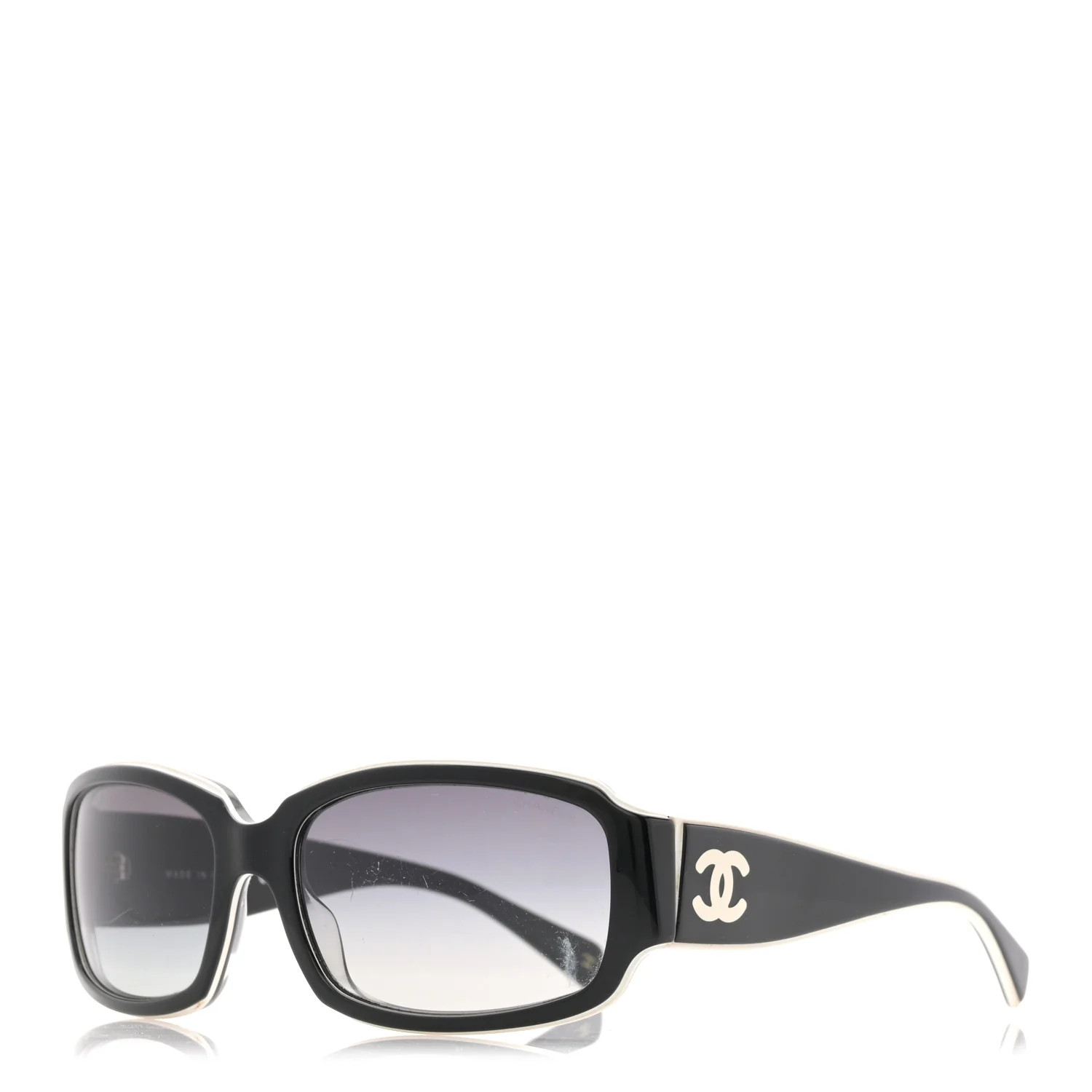 CC Sunglasses 5144 Black White | FASHIONPHILE (US)