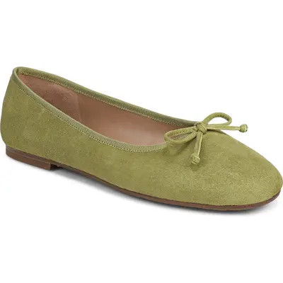 Sam Edelman Alie Ballet Flat in Amber Gold at Nordstrom, Size 8 | Nordstrom